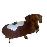 Dog Coat Christmas Pudding Design