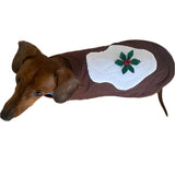 Dog Coat Christmas Pudding Design