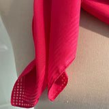 Ladies Vintage Square Scarf Bright Pink