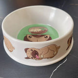 Pet Dog Bowl Bambootique Small Pug